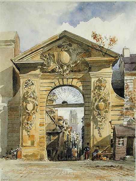 Porte Guillaume Leon, Rouen - view 1