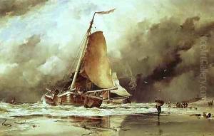 Seascape by Edward William Cooke