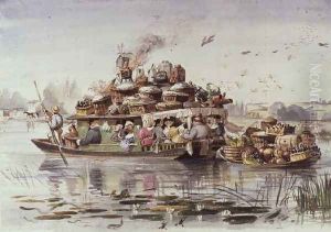 The Kimpany on their Voyage to Nuneham with Part of their Provisions, 1835