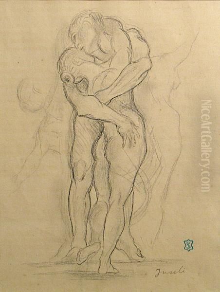 Two Figures In An Embrace - view 1