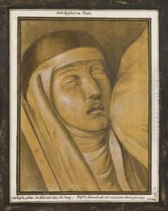 Tete De La Vierge by Johann Henry Fuseli