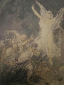 Angel And Demons by Johann Henry Fuseli