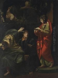 Joseph Interpreting The Dreams Of The Pharaoh's Baker Andbutler