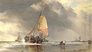 Dutch Pincks off Katwak by Edward William Cooke