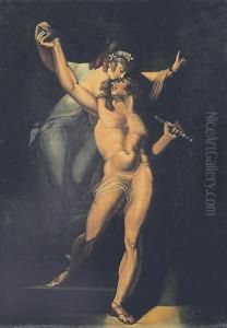 Theseus Empfangt Von Ariadne Den Faden