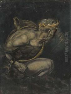 Crowned Figure With Lightening by Johann Henry Fuseli