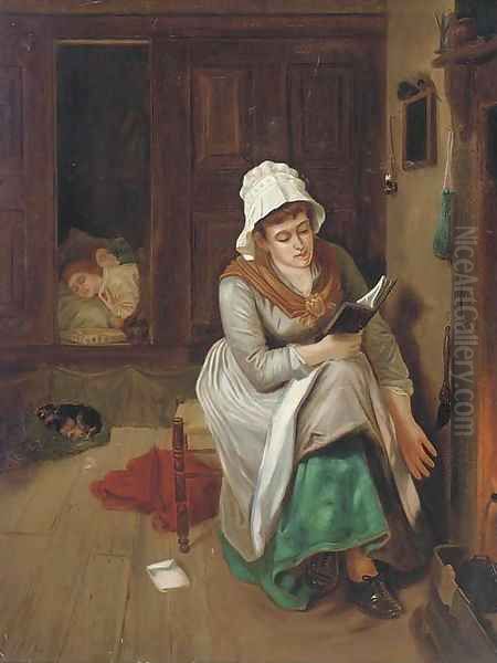 A quiet read by the fire - view 1