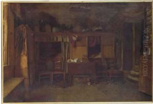 A Cottage Interior by William B. Collier Fyfe