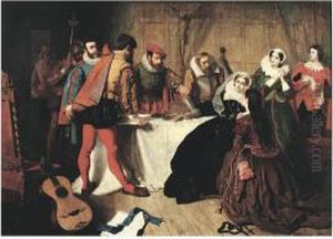 The Abdication Of Mary Queen Of Scots At Lochleven Castle The Abdication Of Mary Queen Of Scots At Lochleven Castle