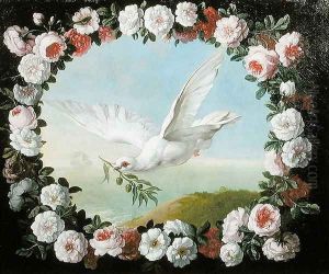 An Allegory of the Flood 'The Sacred Dove,' 1721 by Pieter Casteels