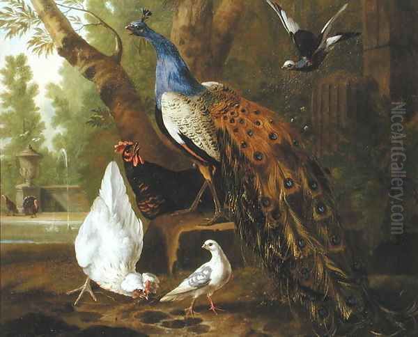 An Assembly of Birds in a Classical Park, 1719 2 - view 1