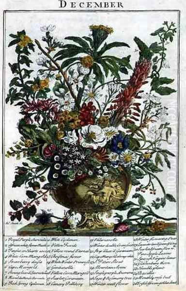 December, from 'The Flower Garden Displayed' - view 1