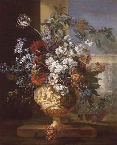 Still Life of Flowers 2 by Pieter Casteels