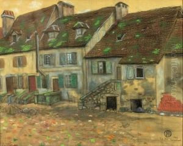 A Town Street Scenery - view 1