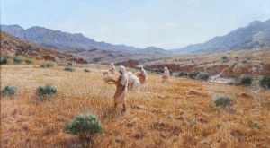 Les Moissons En Afrique Du Nord by Antoine Gadan