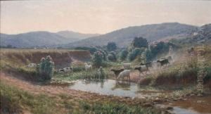 ?berger Et Son Troupeau Aux Environs De Bone?. by Antoine Gadan