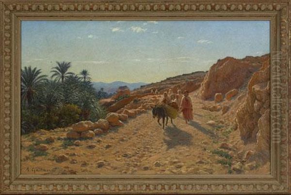 Landscape With Figure On A Road - view 1