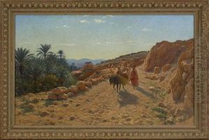 Landscape With Figure On A Road Landscape With Figure On A Road