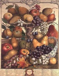 November, from 'Twelve Months of Fruits' by Pieter Casteels