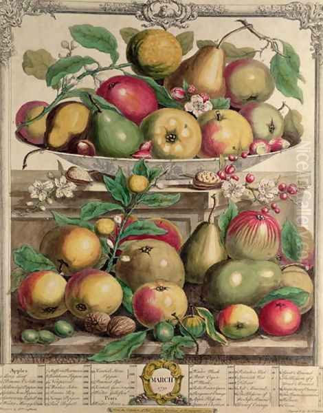 March, from 'Twelve Months of Fruits' - view 1