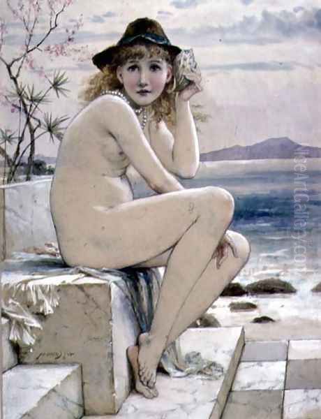 Girl with Shell - view 1