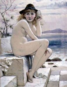 Girl with Shell by William Stephen Coleman
