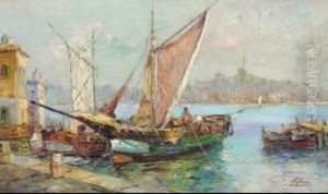 Le Port De Marseille by Gustave Gagliardini