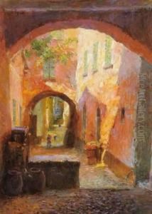 Ruelle D'un Village De Provence