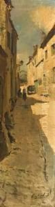 Ruelle En Provence. by Gustave Gagliardini