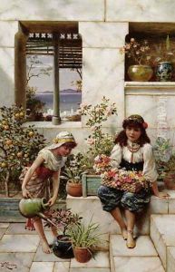Flower Girls by William Stephen Coleman