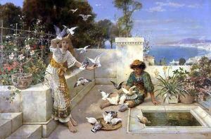 Children by the Mediterranean by William Stephen Coleman