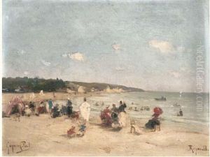 Bord De Mer A Royan by Paul Gagneux