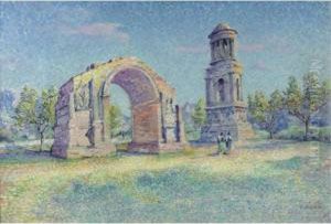 Les Ruines Romaines De Saint-remy-de-provence by Louis Gaidan