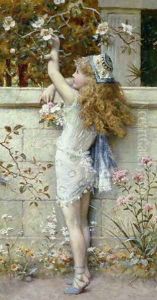 Gathering Flowers by William Stephen Coleman