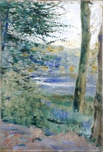 Paysage Au Bord De L'eau by Franz Bernard Gailliard