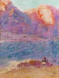 A View Of Delphi by Franz Bernard Gailliard