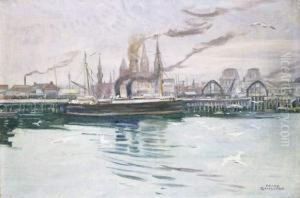 Marine (ostende) by Franz Bernard Gailliard