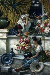 Flowers of the East, from the Pears Annual 1895 by William Stephen Coleman