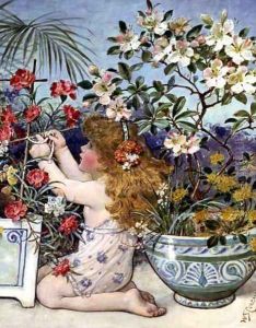 The Flower Girl by William Stephen Coleman