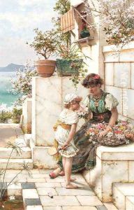 On the terrace by William Stephen Coleman