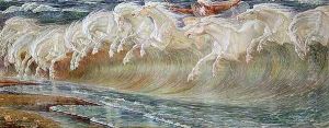 Neptune's Horses, 1892 by Walter Crane