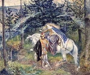 La Belle Dame Sans Merci II by Walter Crane