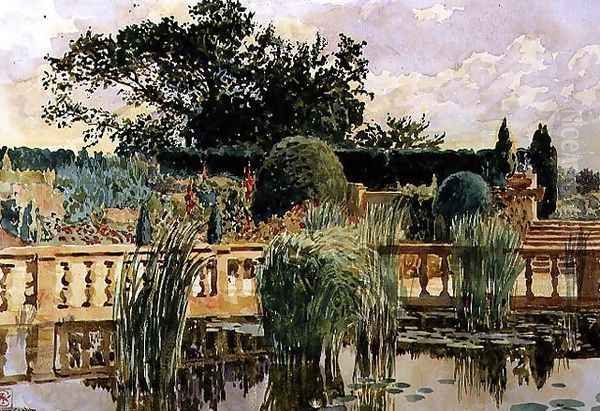The Water Garden, Easton Lodge, near Great Dunmow, Essex, 1909 - view 1