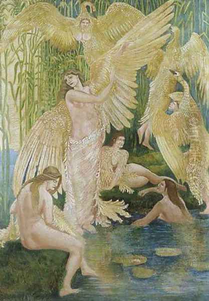 The Swan Maidens by Walter Crane