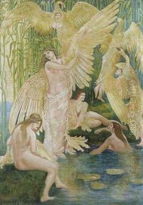 The Swan Maidens by Walter Crane