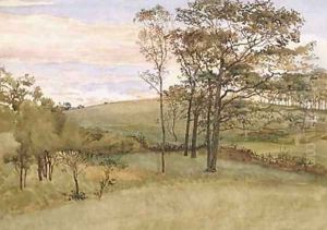 Late Summer Landscape by Walter Crane