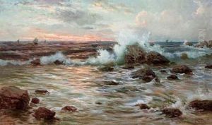 Mareggiata In Liguria by Leopoldo Galeota