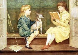 Lionel and Beatrice Crane by Walter Crane