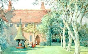Tea at Red House, 1907 by Walter Crane