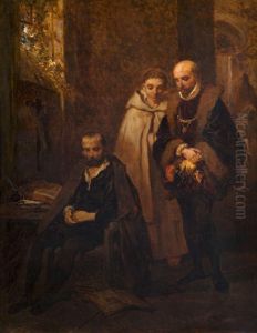 Montaigne Visitant Le Tasse Au Monastere De Saint Just